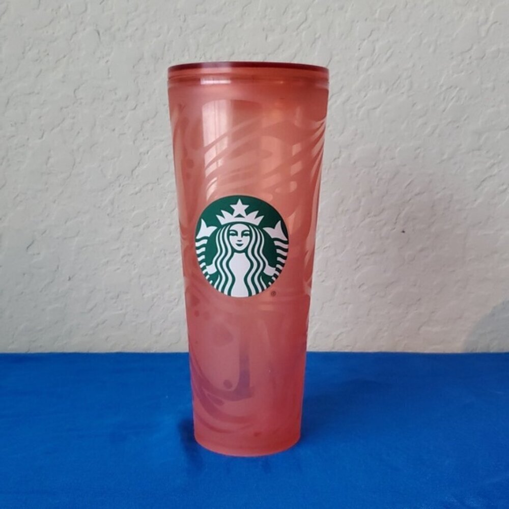Starbucks Accessories Starbucks Orange Swirl 24oz Tumbler
